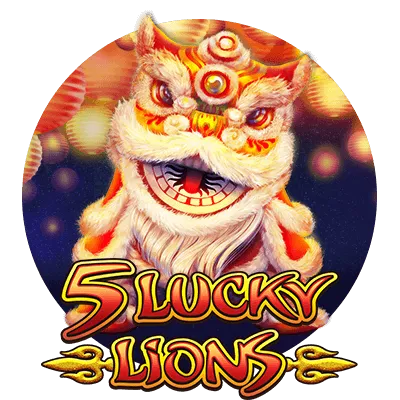 5 Lucky Lions - SPACEMANSLOT88